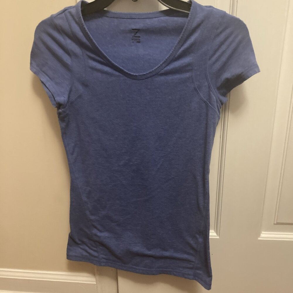 Z by Zella Women's Active Workout Top Blue,  Size XS